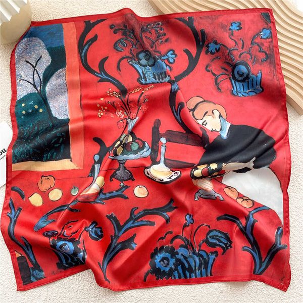 scarves luxury brand silk satin head scarf for women fashion kerchief neck scarfs 70cm square shawls and wrpas scarves for ladies fj662 j230, Blue;gray
scarves luxury brand silk satin head scarf for women fashion kerchief neck scarfs 70cm square shawls and wrpas scarves for ladies fj662 j230, Blue;gray
