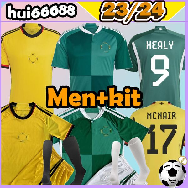 2023 northern ireland soccer jerseys home away 2023 2024 blue evans magennis thailand lewis saville bradley mcnair lewis thompson man kids k, Black;yellow
2023 northern ireland soccer jerseys home away 2023 2024 blue evans magennis thailand lewis saville bradley mcnair lewis thompson man kids k, Black;yellow