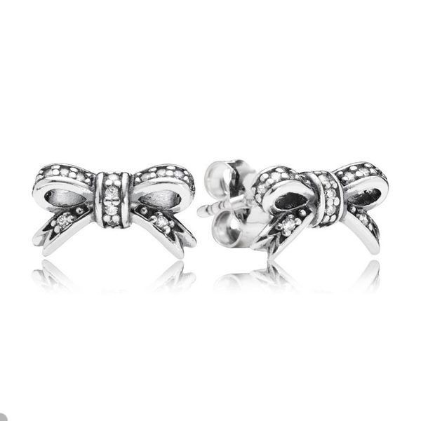 real sterling silver sparkling bow stud earring for pandora cz diamond fashion party designer earrings set for women sisters gift luxury ear, Golden;silver
real sterling silver sparkling bow stud earring for pandora cz diamond fashion party designer earrings set for women sisters gift luxury ear, Golden;silver