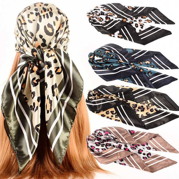 scarves 90cm square leopard printed silk satin scarves women kerchief neck scarf shawl wrap muffler pareo bandanna hair accessories j230428, Blue;gray
scarves 90cm square leopard printed silk satin scarves women kerchief neck scarf shawl wrap muffler pareo bandanna hair accessories j230428, Blue;gray