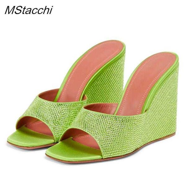 slippers handamde crytsal wedges sandals women summer peep toe mules shoes fashion outside party high heel slippers runway 230406, Black
slippers handamde crytsal wedges sandals women summer peep toe mules shoes fashion outside party high heel slippers runway 230406, Black