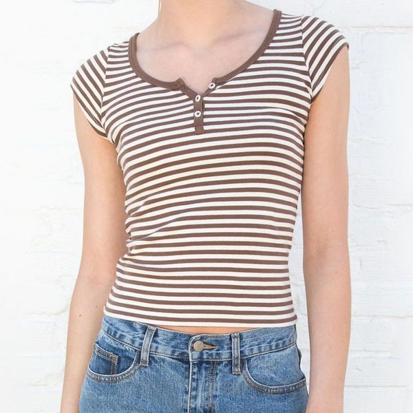 t-shirt sweet girls striped soft cotton tshirt summer fashion ladies slim o neck streetwear tee vintage women knitted, White
t-shirt sweet girls striped soft cotton tshirt summer fashion ladies slim o neck streetwear tee vintage women knitted, White