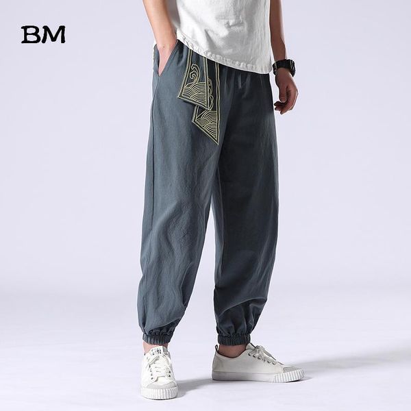 pants spring summer chinese style cotton line men's thin pants hip hop harem pants joggers sweatpants japanees streetwear trousers, Black
pants spring summer chinese style cotton line men's thin pants hip hop harem pants joggers sweatpants japanees streetwear trousers, Black