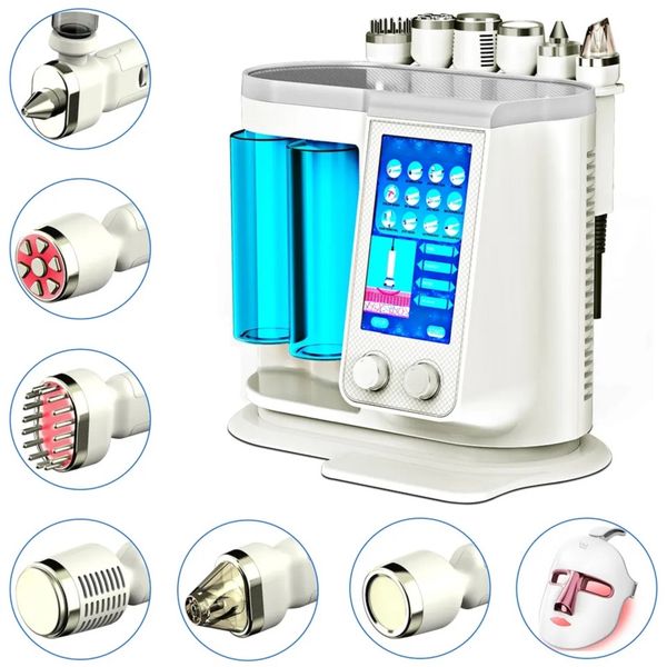 7 in 1 hydro oxigen pdt led brush plasma shower hifacial hydra aqua peel facial machine for salon, Black;white
7 in 1 hydro oxigen pdt led brush plasma shower hifacial hydra aqua peel facial machine for salon, Black;white