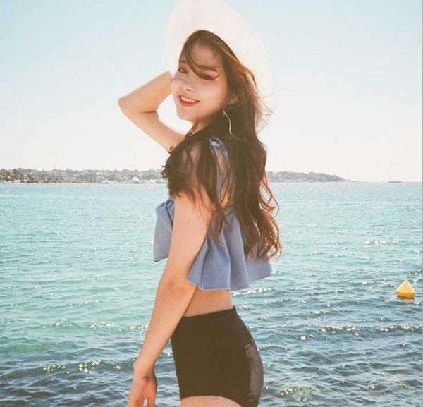 korea summer south new swimwear one line neck open shoulder lotus leaf edge bikini split high waist spring swimwear
korea summer south new swimwear one line neck open shoulder lotus leaf edge bikini split high waist spring swimwear