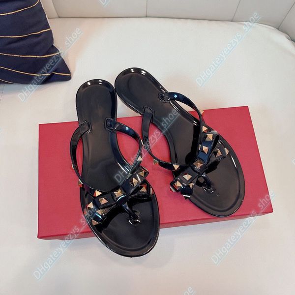 designer new 2023 womens luxury slipper rubber genuine leather slingback shoes v fashion brand studded flat womens slide, Black
designer new 2023 womens luxury slipper rubber genuine leather slingback shoes v fashion brand studded flat womens slide, Black