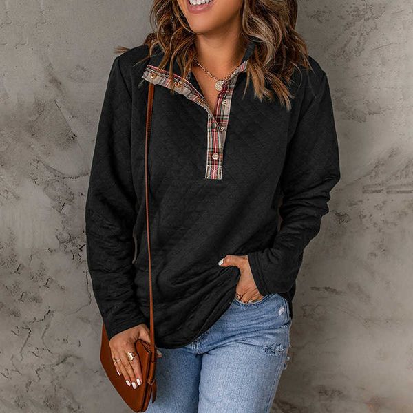 green hatless loose women's sweater new long sleeve bottom stand collar pullover, Black
green hatless loose women's sweater new long sleeve bottom stand collar pullover, Black