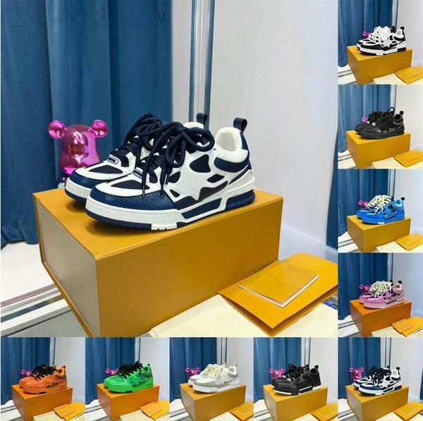 designer luxurious casual shoes men sneakers rubber platform trainers genuine leather sneaker multicolor lace-up skate shoes fashion running, Black
designer luxurious casual shoes men sneakers rubber platform trainers genuine leather sneaker multicolor lace-up skate shoes fashion running, Black