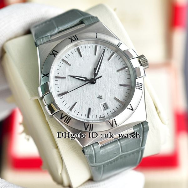 new 39mm automatic mens watch 131.13.39.20.06.001 316l steel case gray leather strap date gents popular watches 14 colors, Slivery;brown
new 39mm automatic mens watch 131.13.39.20.06.001 316l steel case gray leather strap date gents popular watches 14 colors, Slivery;brown