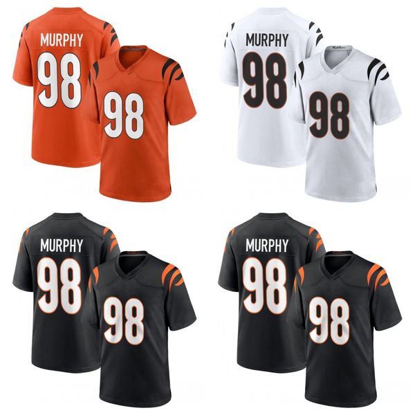 98 myles murphy cincinnatis football jerseys bengal orange black white men women youth, Black;red
98 myles murphy cincinnatis football jerseys bengal orange black white men women youth, Black;red
