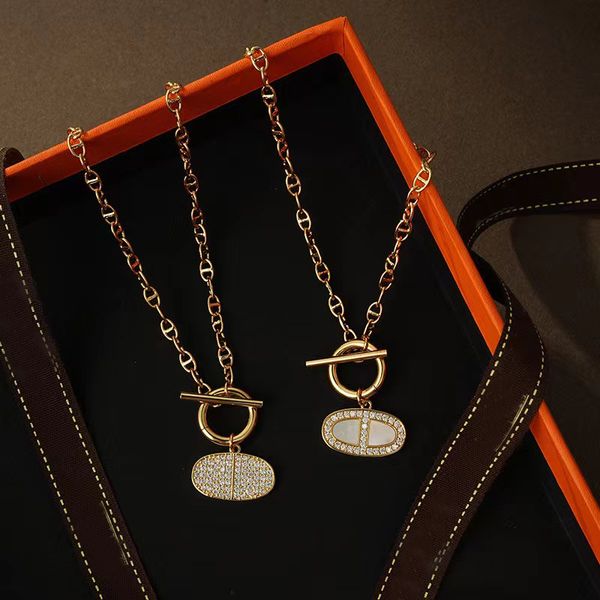 luxury new ot shell pendant necklace fashion brand h crystal diamond necklace for women high-quality designer necklace jewelry, Silver
luxury new ot shell pendant necklace fashion brand h crystal diamond necklace for women high-quality designer necklace jewelry, Silver