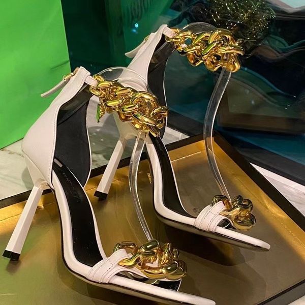 elegant design medusi sandals shoes women's golden chain party wedding dress ankle strappy high heels flower strass lady pumps eu35-43, Black
elegant design medusi sandals shoes women's golden chain party wedding dress ankle strappy high heels flower strass lady pumps eu35-43, Black