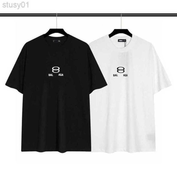 23sss designer balencigas women t shirt paris double-loop printed round neck short-sleeved t-shirt large size men's and women's hi, White;black
23sss designer balencigas women t shirt paris double-loop printed round neck short-sleeved t-shirt large size men's and women's hi, White;black