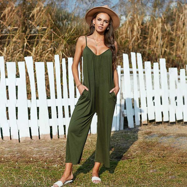 sling jumpsuit shiying women's summer new solid color printed pocket casual, Black;gray
sling jumpsuit shiying women's summer new solid color printed pocket casual, Black;gray