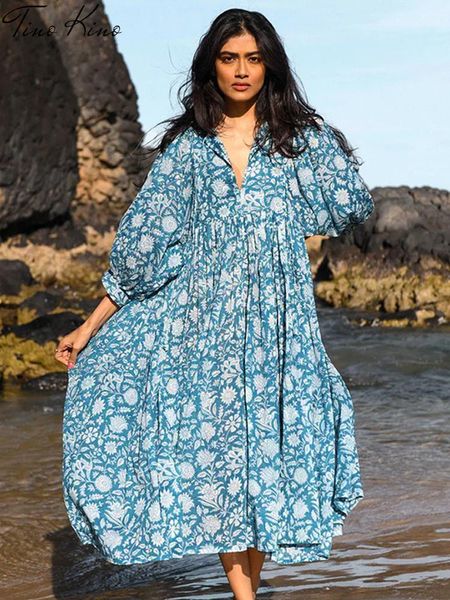 dresses print pleated lantern sleeve women dresses loose lace up half open collar female dress 2023 spring summer beach ladies clothes, Black;gray
dresses print pleated lantern sleeve women dresses loose lace up half open collar female dress 2023 spring summer beach ladies clothes, Black;gray