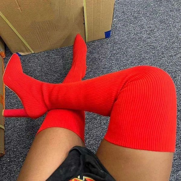 sandals enmayer estiramento tric eixo skintight mulher sobre o joelho botas altas bloco saltos coxa altas botas longas dedo do p pontiagudo, Black
sandals enmayer estiramento tric eixo skintight mulher sobre o joelho botas altas bloco saltos coxa altas botas longas dedo do p pontiagudo, Black