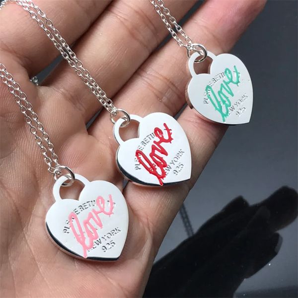 fashion heart pendant necklace designer ladies 925 sterling silver necklace personalized letter design official website standard 40cm variou
fashion heart pendant necklace designer ladies 925 sterling silver necklace personalized letter design official website standard 40cm variou