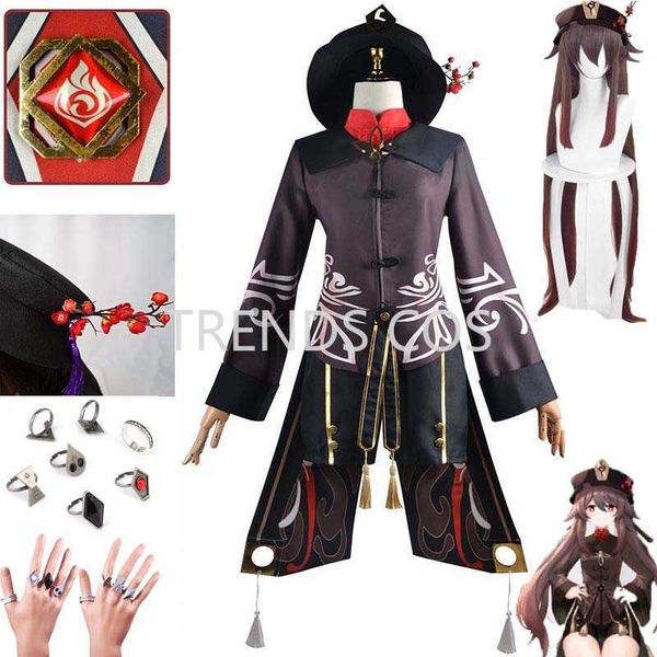 cosplay wigs kualitas tinggi permainan genshin dampak hu tao kostum cosplay seragam deluxe cocok untuk gaun kaus kaki wig aksesoris cincin, Black
cosplay wigs kualitas tinggi permainan genshin dampak hu tao kostum cosplay seragam deluxe cocok untuk gaun kaus kaki wig aksesoris cincin, Black