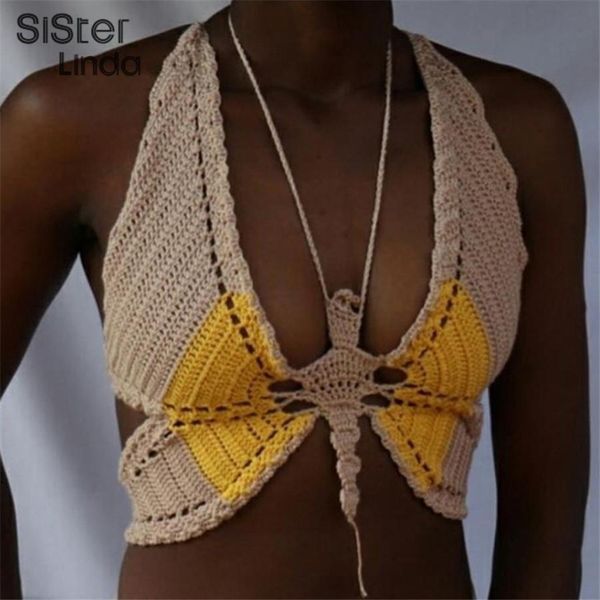 t-shirt sisterlinda summer hipster knitted y2k halter camis women sleeveless casual slim stretch wild crop female backless vest2021, White
t-shirt sisterlinda summer hipster knitted y2k halter camis women sleeveless casual slim stretch wild crop female backless vest2021, White