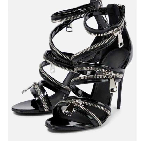 nxy sandals metal decoration zipper sid women's summer new women pumps runway style stiletto nightclub party shoes 230406, Black
nxy sandals metal decoration zipper sid women's summer new women pumps runway style stiletto nightclub party shoes 230406, Black