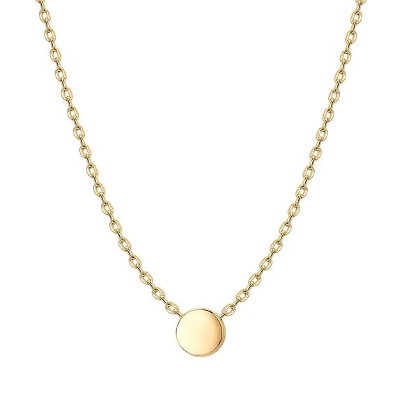 fashion necklace, minimalist circular pendant, women's stainless steel necklace, collarbone chain, Silver
fashion necklace, minimalist circular pendant, women's stainless steel necklace, collarbone chain, Silver