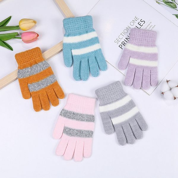 10pair all finger autumn winter women' striped outdoor split finger gloves, Blue;gray
10pair all finger autumn winter women' striped outdoor split finger gloves, Blue;gray