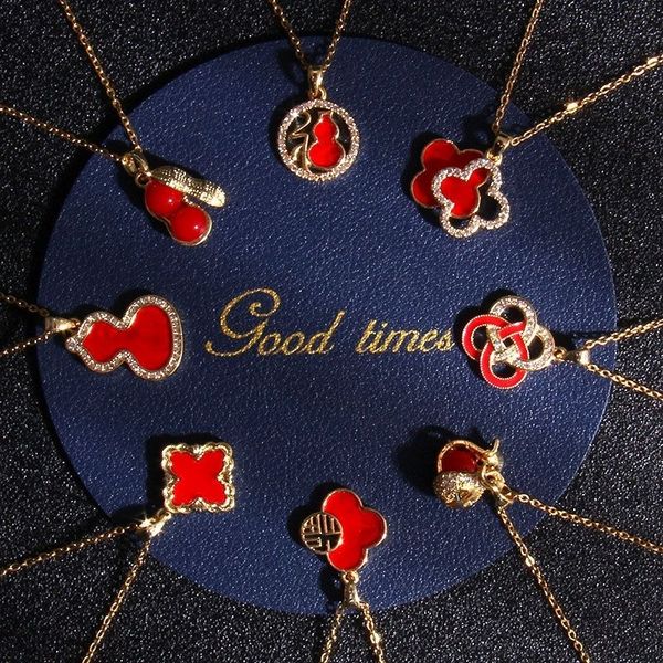 2023 new pendant necklace four-leaf clover small gourd luxury necklace designer jewelry diamond necklace women's titanium steel gold pl, Silver
2023 new pendant necklace four-leaf clover small gourd luxury necklace designer jewelry diamond necklace women's titanium steel gold pl, Silver