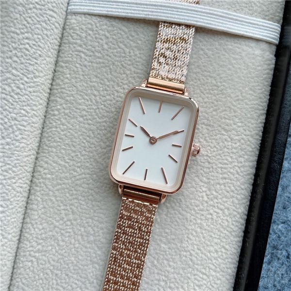 luxury womens watch retro women's square watch style metal steel band quartz watch trend niche simple ultra-thin waterproof mesh belt w, Slivery;brown
luxury womens watch retro women's square watch style metal steel band quartz watch trend niche simple ultra-thin waterproof mesh belt w, Slivery;brown