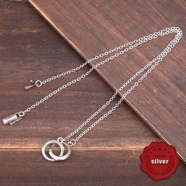 40050 night show tide 925 sterling silver cross double ring letter fine necklace hip hop style jewelry personalized chain short style
40050 night show tide 925 sterling silver cross double ring letter fine necklace hip hop style jewelry personalized chain short style