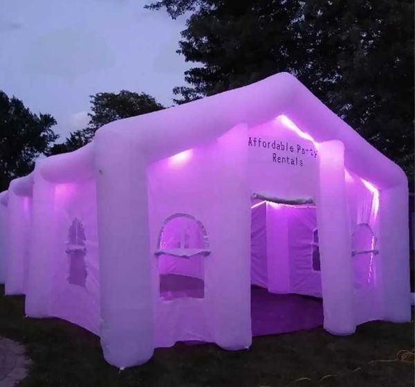 20x20x13ft customization inflatable wedding house vip room commercial led glowing giant marquee party tent with colorful strips, Black;white
20x20x13ft customization inflatable wedding house vip room commercial led glowing giant marquee party tent with colorful strips, Black;white