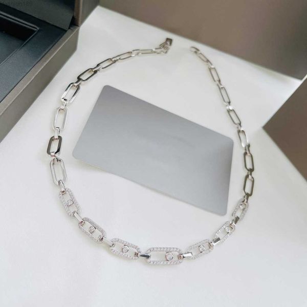 messiika move uno double loop necklace for woman designer inlaid with natural crystal fashion classic style official reproductions never fad, Silver
messiika move uno double loop necklace for woman designer inlaid with natural crystal fashion classic style official reproductions never fad, Silver