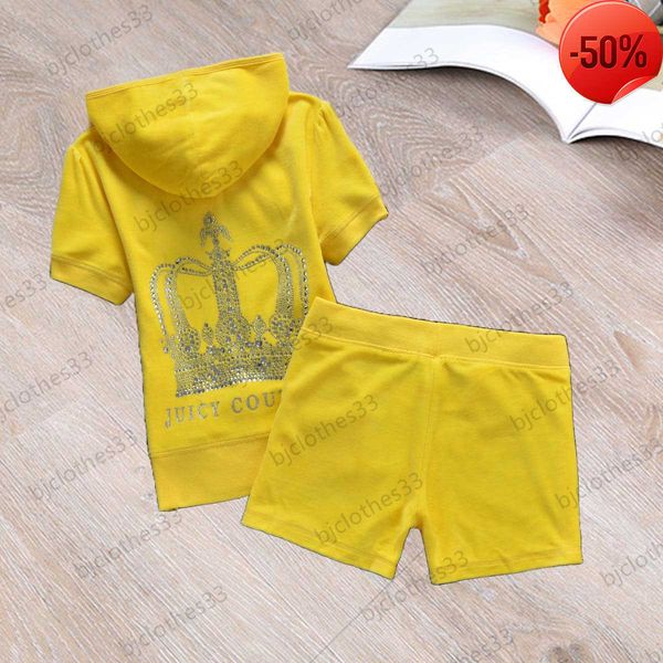juicy tracksuit designer womens two piece pant drill crown short sleeves hooded elastic waist loose shorts casual sports style women clothi, Gray
juicy tracksuit designer womens two piece pant drill crown short sleeves hooded elastic waist loose shorts casual sports style women clothi, Gray