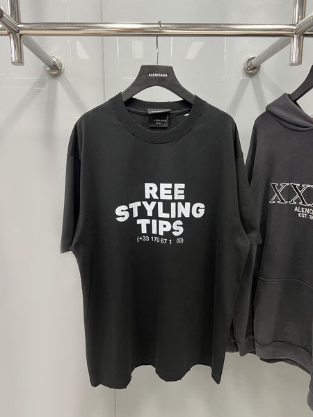 luxury brand bale styling oversized nc t-shirts ia 22ss summer tee letter printed crack couple paris loose o neck t-shirt tee, White;black
luxury brand bale styling oversized nc t-shirts ia 22ss summer tee letter printed crack couple paris loose o neck t-shirt tee, White;black