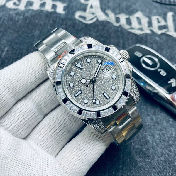 fashion mechanical watches automatic winding mens watch 40mm dial stainless steel strap folding clasp casual business wristwatches, Slivery;brown
fashion mechanical watches automatic winding mens watch 40mm dial stainless steel strap folding clasp casual business wristwatches, Slivery;brown