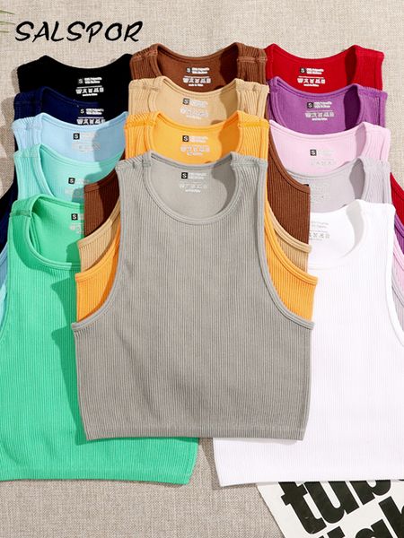 womens tanks camis salspor crop women tshirts solid basic vest seamless streetwear elastic ribknit sleeveless casual tank female 230428, White
womens tanks camis salspor crop women tshirts solid basic vest seamless streetwear elastic ribknit sleeveless casual tank female 230428, White