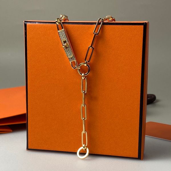 kelly chain necklace h for women designer couple gold plated 18k t0p advanced materials official reproductions classic style european size p, Silver
kelly chain necklace h for women designer couple gold plated 18k t0p advanced materials official reproductions classic style european size p, Silver