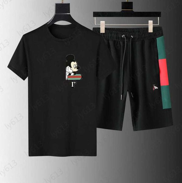 mens t-shirts clothes sets black summer leisure fashion loose fitting classic cartoon brand pattern printed round neck mercerized cotton sho, Gray
mens t-shirts clothes sets black summer leisure fashion loose fitting classic cartoon brand pattern printed round neck mercerized cotton sho, Gray