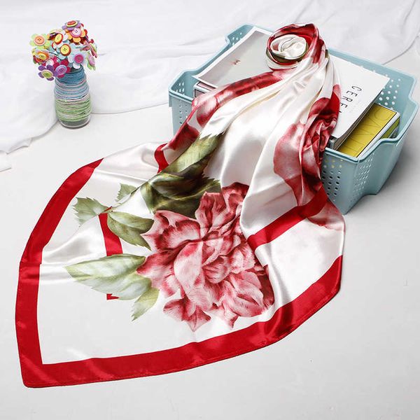 scarves fashion floral print hair scarf for women silk satin kerchief hijab scarfs 9090cm square shawl headband scarves for ladies 2021 j230, Blue;gray
scarves fashion floral print hair scarf for women silk satin kerchief hijab scarfs 9090cm square shawl headband scarves for ladies 2021 j230, Blue;gray