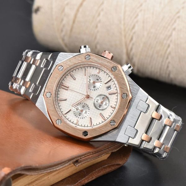 A P Famous Mens all dials working classic designer WristWatches Luxury Fashion Crystal Diamond Men Watches Large dial man quartz clock stop watch
A P Famous Mens all dials working classic designer WristWatches Luxury Fashion Crystal Diamond Men Watches Large dial man quartz clock stop watch