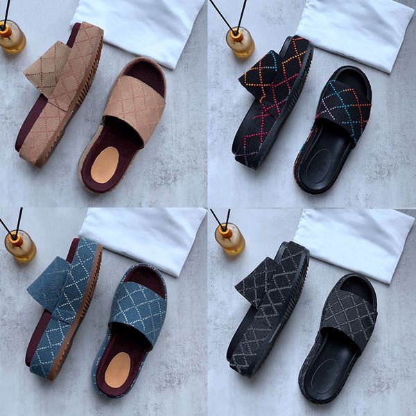 designer slippers womens fashion embroidered fabric canvas slides sandals girls 60mm platform slipper brown white black slip flops beach sli
designer slippers womens fashion embroidered fabric canvas slides sandals girls 60mm platform slipper brown white black slip flops beach sli