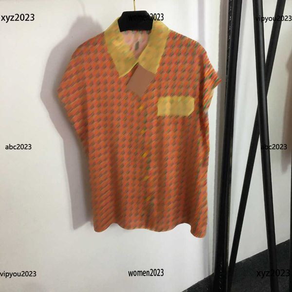 women shirt lady blouse designer sleeveless t-shirt size s-xl color blocking lapel silk new arrivals april29, White
women shirt lady blouse designer sleeveless t-shirt size s-xl color blocking lapel silk new arrivals april29, White
