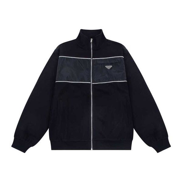 Men's Jackets The correct version of P family's year product patchwork fabric ribbon triangle logo loose men's and women's outerwear LJ37, Black
Men's Jackets The correct version of P family's year product patchwork fabric ribbon triangle logo loose men's and women's outerwear LJ37, Black