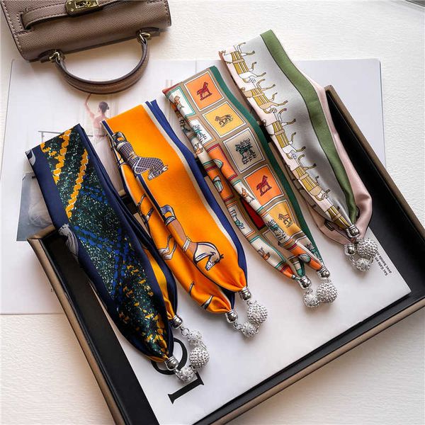 scarves popular silk feeling magnet scarf women print luxury necklace hand bag wrist foulard neck tie design scarves accessories 2022 j23042, Blue;gray
scarves popular silk feeling magnet scarf women print luxury necklace hand bag wrist foulard neck tie design scarves accessories 2022 j23042, Blue;gray