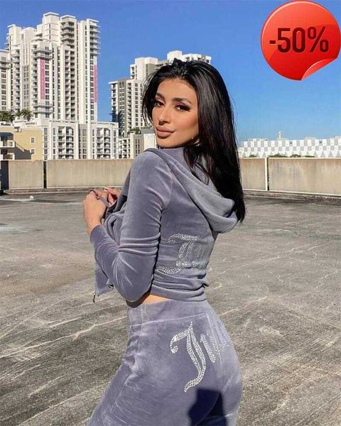 fashion designer juicy apple womens tracksuits velvet sewing suits outfit two piece jogging set velour sweatshirt met hoodie pants suit wome, Gray
fashion designer juicy apple womens tracksuits velvet sewing suits outfit two piece jogging set velour sweatshirt met hoodie pants suit wome, Gray