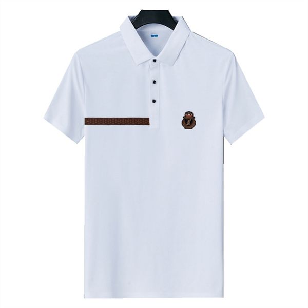 2023 summer polo shirt men's lapel short sleeve t-shirt european station fashion9m-3xl020, White;black
2023 summer polo shirt men's lapel short sleeve t-shirt european station fashion9m-3xl020, White;black