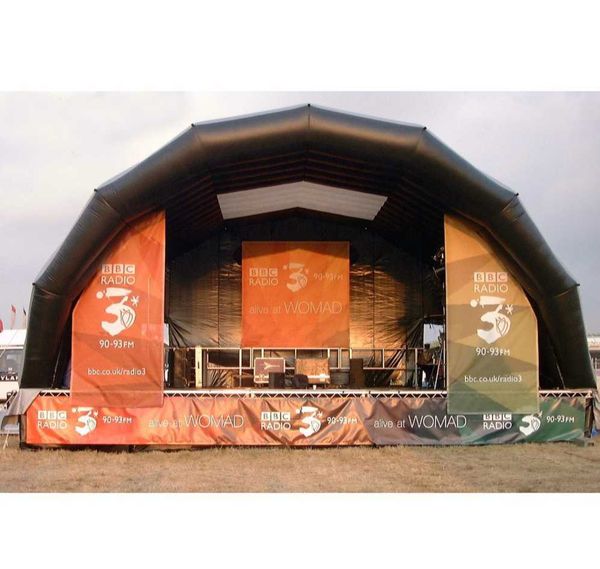 5mwx3mdx3mh white inflatable stage tent exhibition cover inflatables display marquee for outdoor music concert events, Black;white
5mwx3mdx3mh white inflatable stage tent exhibition cover inflatables display marquee for outdoor music concert events, Black;white