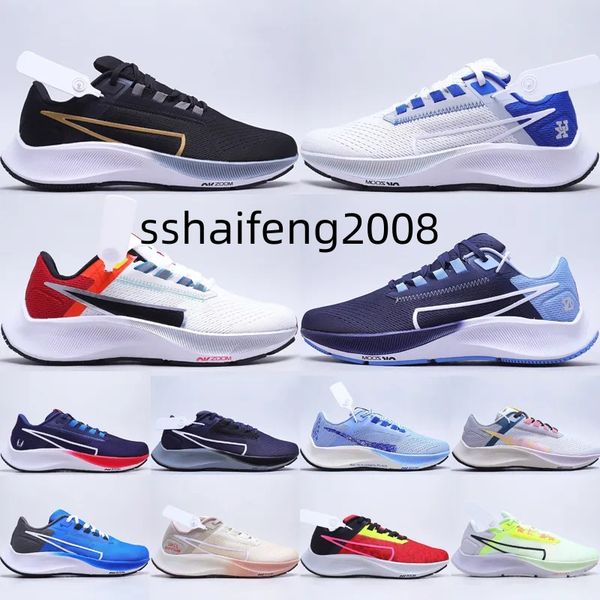 pegasus 38 men women trail running shoes unc black metallic gold coin thunder blue tint regal pink outdoor sneakers size
pegasus 38 men women trail running shoes unc black metallic gold coin thunder blue tint regal pink outdoor sneakers size