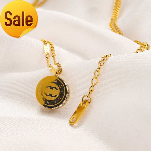 2023 designer necklaces luxury 18k gold round pendant necklace women's love jewelry choker spring bohemian style necklace gift jewelry, Silver
2023 designer necklaces luxury 18k gold round pendant necklace women's love jewelry choker spring bohemian style necklace gift jewelry, Silver