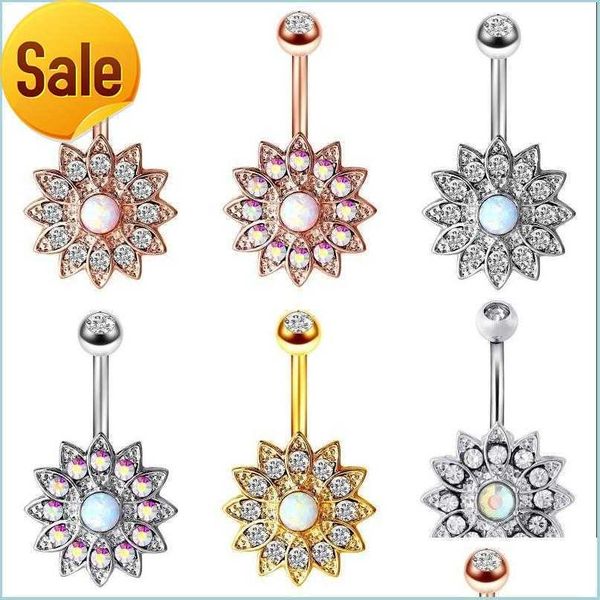 navel bell button rings australian gem diamond inlay navel rings mticolor sun flower puncture jewelry umbilical nail med bdejewelry dhlh4, Silver
navel bell button rings australian gem diamond inlay navel rings mticolor sun flower puncture jewelry umbilical nail med bdejewelry dhlh4, Silver