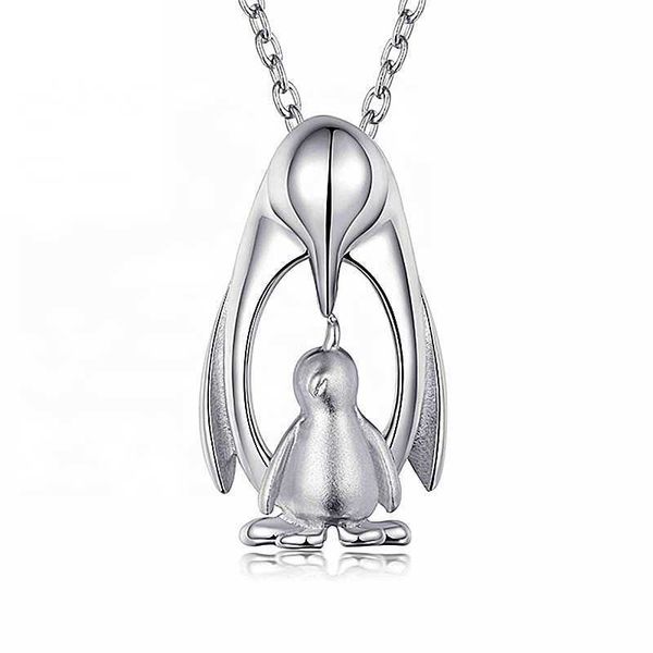 link, chain pd034 925 sterling silver penguin mother and child love heart pendant necklace for women mom christmas gift jewelry, Black
link, chain pd034 925 sterling silver penguin mother and child love heart pendant necklace for women mom christmas gift jewelry, Black